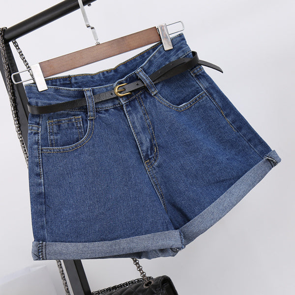 High Waist Women Denim Shorts