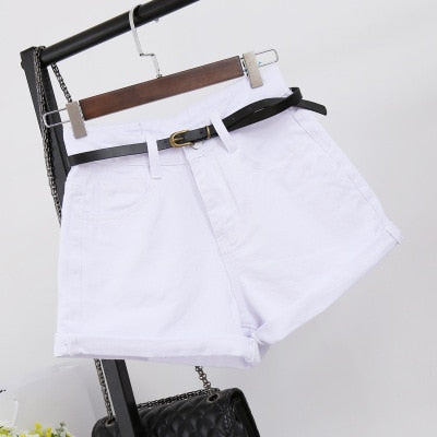 High Waist Women Denim Shorts