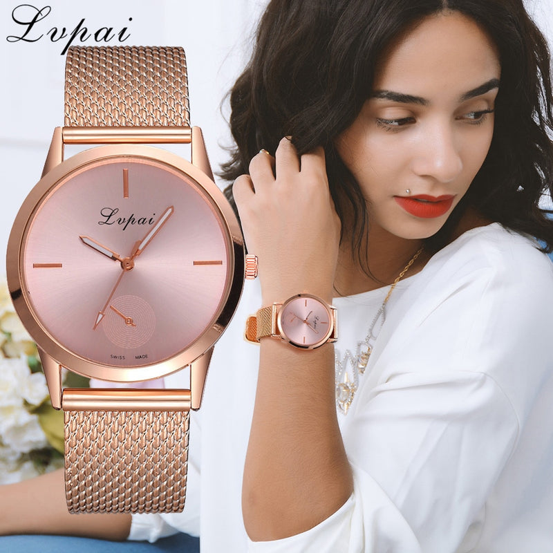 Lvpai Luxury Quartz Watch Women's Fashion Casual Quartz Silicone Strap Band наручные часы Analog HOT Selling Rubber Wrist Watch