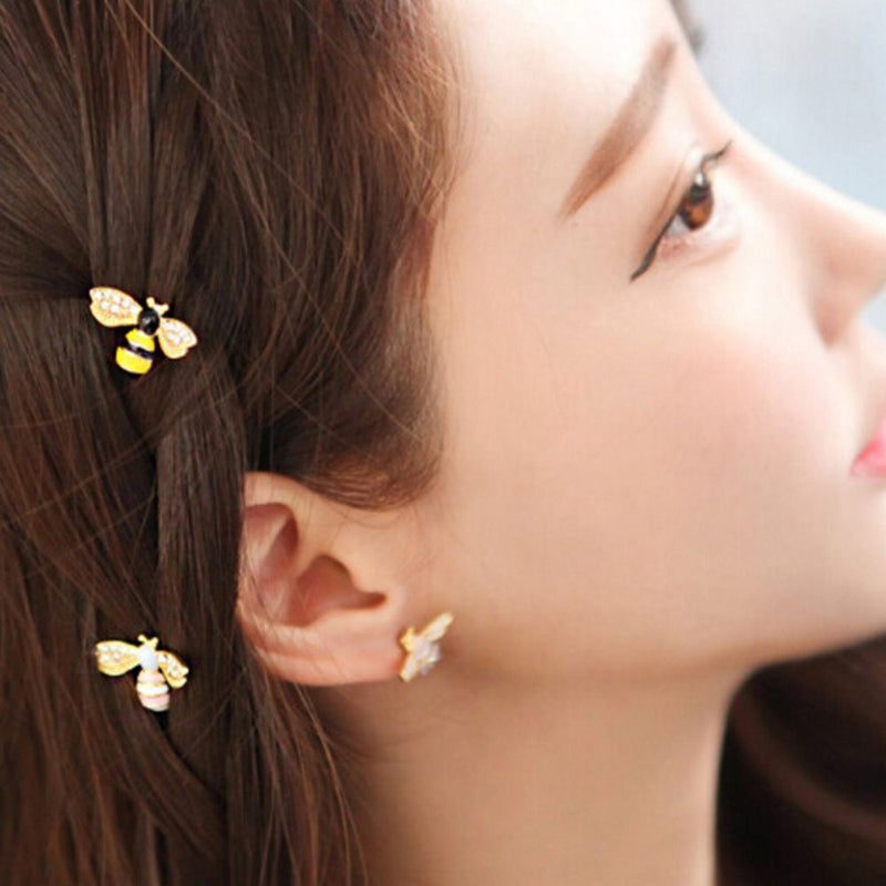 Cute Bee Rhinestone Hairgrip