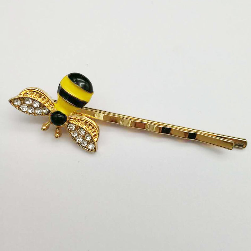 Cute Bee Rhinestone Hairgrip