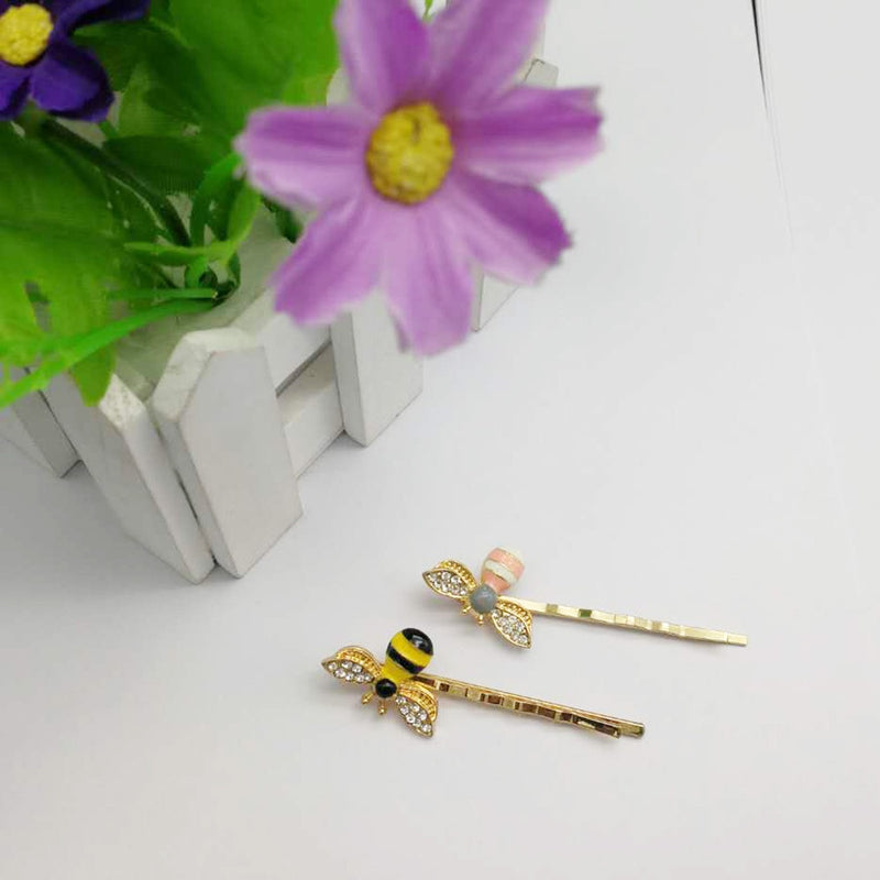 Cute Bee Rhinestone Hairgrip