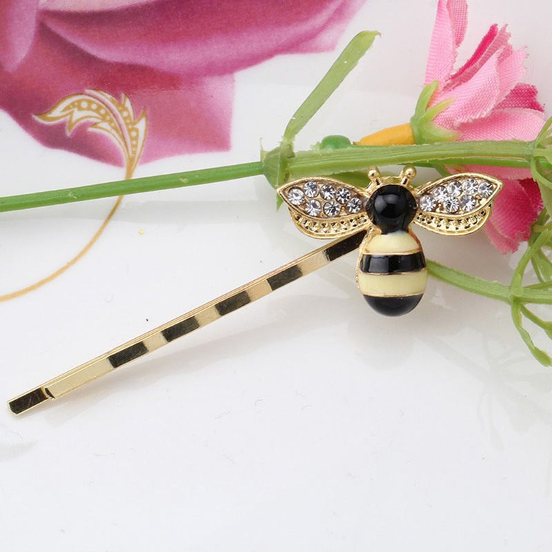 Cute Bee Rhinestone Hairgrip