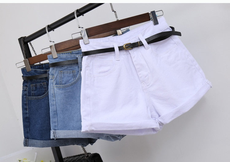 High Waist Women Denim Shorts